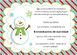 Invitación Festival Navideño – Colegio Rehilete De La Paz B.C.S. A.C.