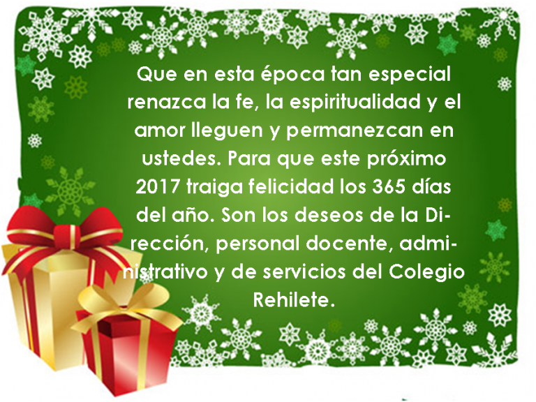 Mensaje Navideño – Colegio Rehilete De La Paz B.C.S. A.C.